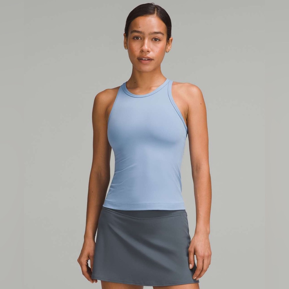 lululemon Align Waist-Length Racerback Tank (Size 6) in Blue Willow *altered